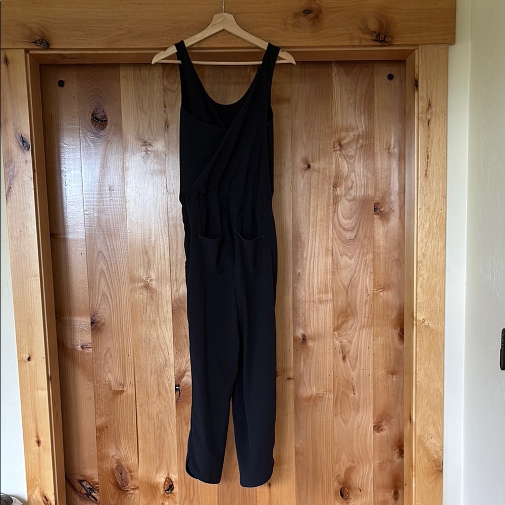 Patagonia Black Jumpsuit with Adjustable Waist and Tapered Legs - Picture 7 of 9